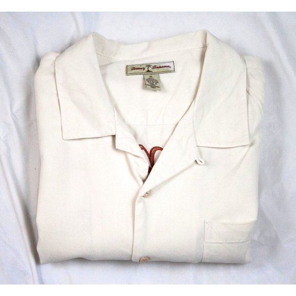 Tommy Bahama "Poker Pirate" Mens Short Sleeve Butt - Picture 6 of 7